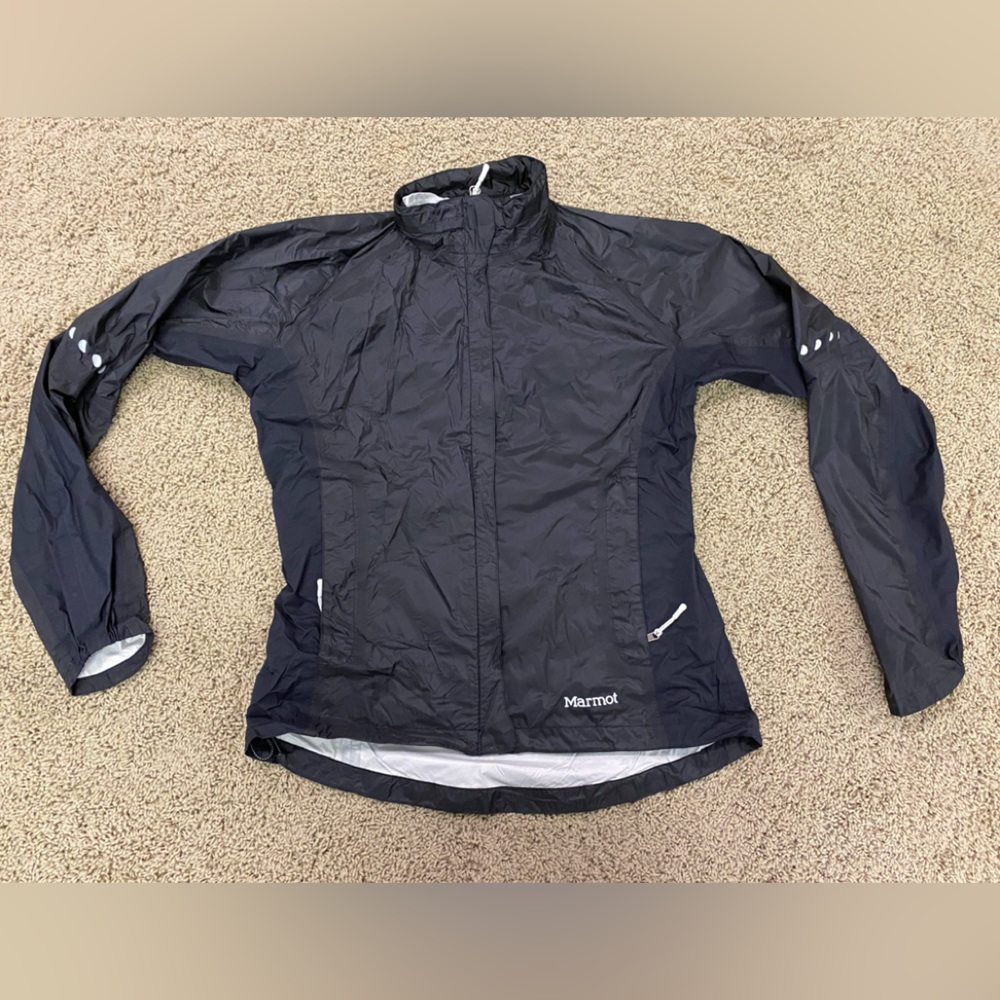 MARMOT Black lightweight Rain Jacket Women’s Medium